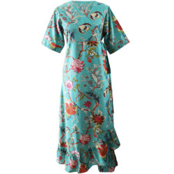 HARLOW COTTON WRAP DRESS