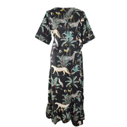 ASPEN COTTON WRAP DRESS