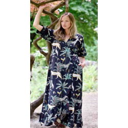 ASPEN COTTON WRAP DRESS