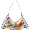 Metallic Stripes Handbag