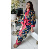 Blue Carnation Dressing Gown