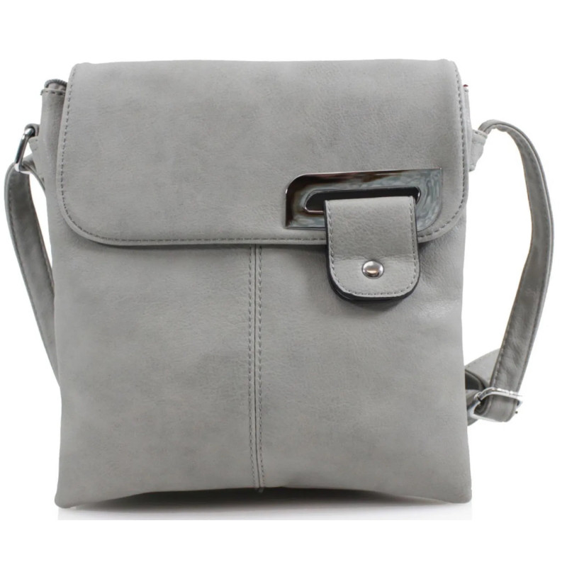 Silver Buckle Crossbody Bag