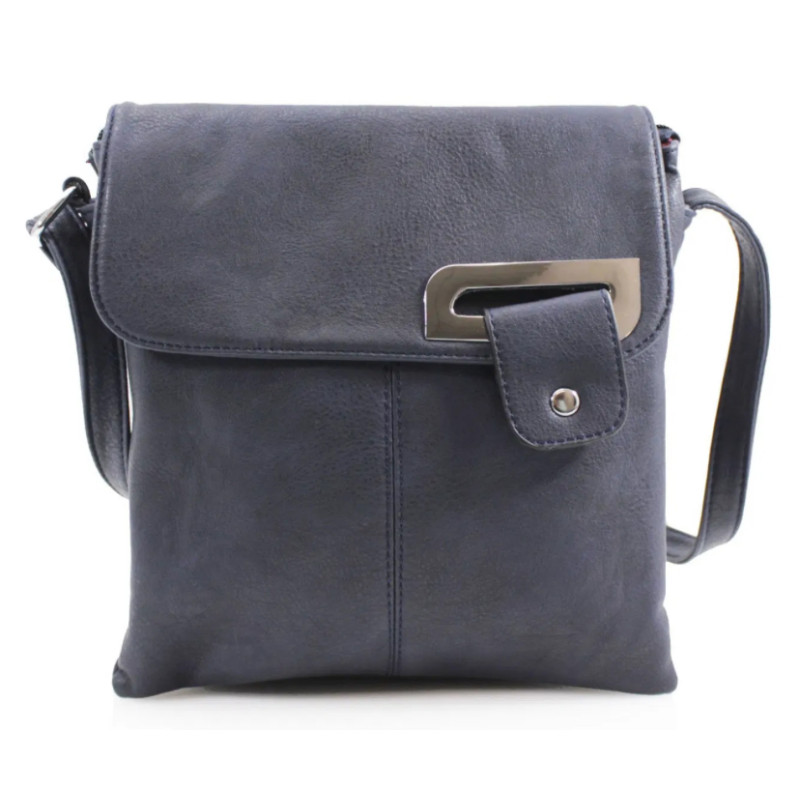 Silver Buckle Crossbody Bag