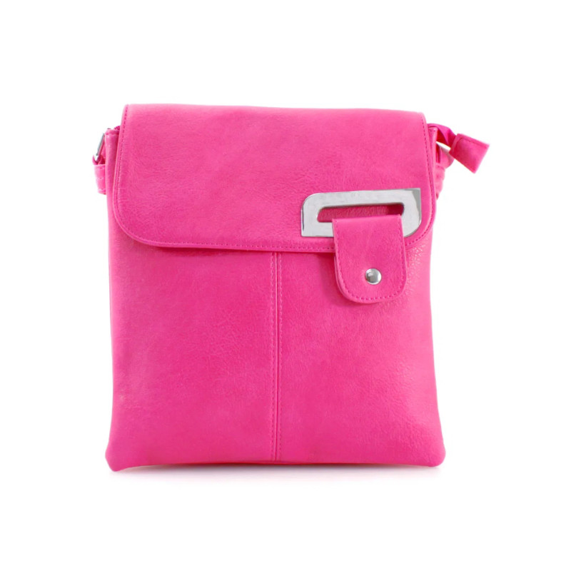 Silver Buckle Crossbody Bag